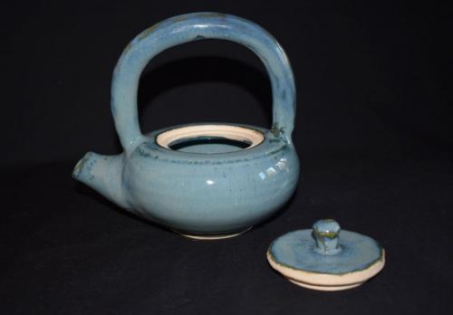 Evening tea pot open