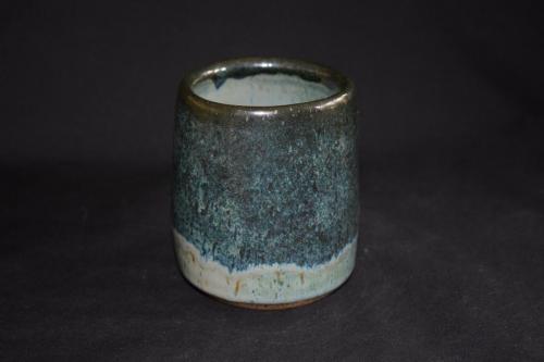 Orbital blue vase