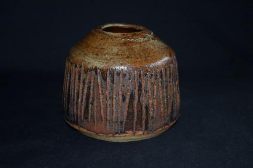 Sgraffito Scratch Vase
